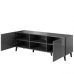 ABETO 150 CAMA MEBLE Тумба ТВ графит/графит глянец