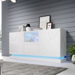 QIU 2D1K CAMA MEBLE Комод білий глянець