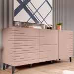 NOVA CAMA MEBLE Комод рожевий