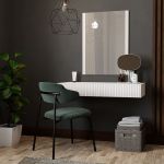 PAFOS CAMA MEBLE Туалетный стол с зеркалом навесной белый