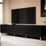 PAFOS 200 CAMA MEBLE Тумба ТВ чорний