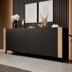 FARO 200 4D CAMA MEBLE Комод чорний