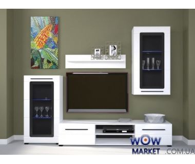 Гостиная Кармела белая Гербор Гостиная Кармела белая Гербор