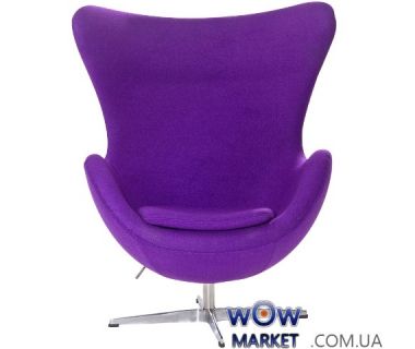 Кресло Egg (Эгг) фиолетовый ткань SDM (Групо СДМ)