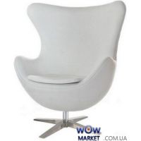 Кресло Egg (Эгг) белый экокожа SDM (Групо СДМ)