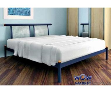 Кровать металлическая Siera (Сиера) 200(190)x140(120)см Метакам Кровать металлическая Siera (Сиера) 200(190)x140(120)см Метакам