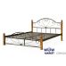 Ліжко Джоконда на дерев'яних ніжках 160*200(190)см Метал-Дизайн