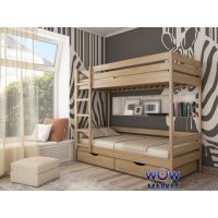 Кровать двухъярусная Дуэт 80х200см (щит) Эстелла