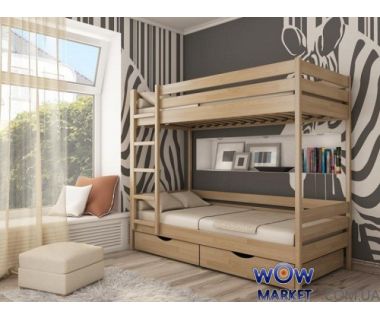 Ліжко двоярусне Дует (Щит) 200х90см Естелла Ліжко двоярусне Дует (Щит) 200х90см Естелла