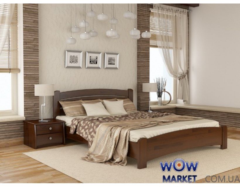 Кровать Венеция Люкс 160х200см Массив Эстелла