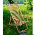 Шезлонг Пикник, бук Микс Мебель