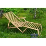 Шезлонг Пікнік з підніжкою, бук Мікс Меблі
