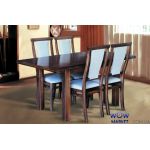 Стіл розкладний Петрос (горіх темний) 1200 (+400) * 800мм Мікс-Меблі Карпати