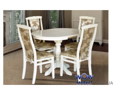 Стіл розкладний Чумак-2 (слонова кістка, білий) 800 (+300) * 800мм Мікс-Меблі Карпати Стіл розкладний Чумак-2 (слонова кістка, білий) 800 (+300) * 800мм Мікс-Меблі Карпати