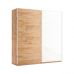 Шкаф-купе Ники Глянец Белый Дуб Крафт MiroMark