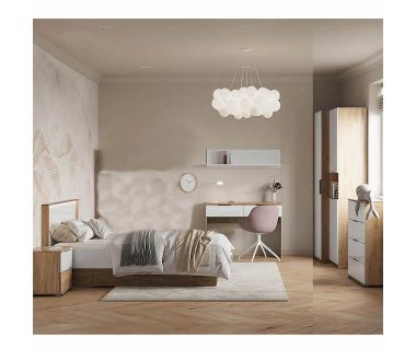 Дитяча спальня Асті Джуніор 2Дв Пенал 2Дв Ліжко 1,2х2,0 з ящиками Тумба 2Шх Комод 4Шх MiroMark