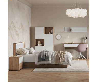 Дитяча спальня Асті Джуніор 3Дв Пенал 3Дв Ліжко 1,4х2,0 з ящиками Тумба 2Шх Комод 4Шх MiroMark