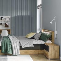 Дитяча спальня Місяць Джуніор 2Дв Пенал 2Дв Ліжко 1,2х2,0 з ящиками Тумба 2Шх Комод 4Шх MiroMark