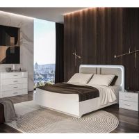 Комплект спальни Белладжио 4Дв Шкаф 4Дв Кровать 1,6 БК Тумба 2Шх 2шт Комод 4Шх Зеркало MiroMark