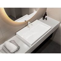 Умивальник із штучного каменю AGNESS 750