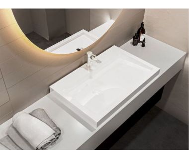 Умивальник із штучного каменю AGNESS 750