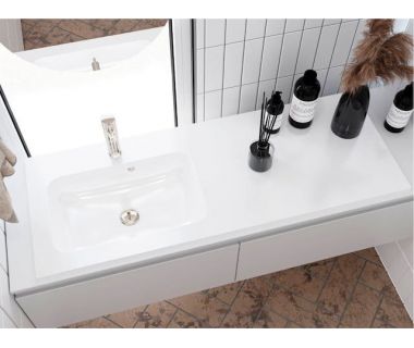 Умивальник зі штучного каменю DELLA 1200 L