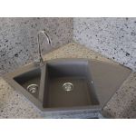 Кухонная мойка из искусственного камня EUROPE gray