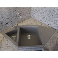 Кухонна мийка із штучного каменю EUROPE gray