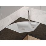 Кухонна мийка із штучного каменю EUROPE white