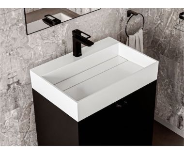 Умивальник із штучного каменю ISLAND 600