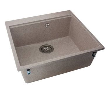 Кухонна мийка зі штучного каменю LAGOON 540 sand