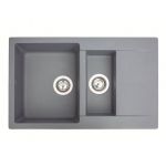 Кухонна мийка із штучного каменю LAPAS gray