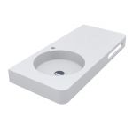 Умивальник із штучного каменю LOOP 1000 L MIRASOFT