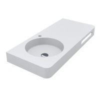 Умивальник із штучного каменю LOOP 1000 L MIRASOFT