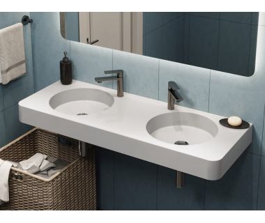 Умивальник із штучного каменю LOOP 1200-2