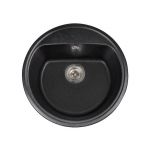 Кухонна мийка зі штучного каменю MALIBU black shine