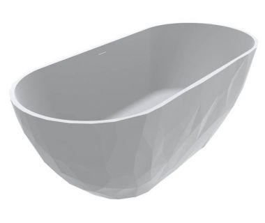 Ванна окрема зі штучного каменю SAPFIRE MIRASOFT