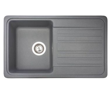 Кухонна мийка із штучного каменю VERSAL gray
