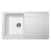 Кухонна мийка зі штучного каменю VERSAL white