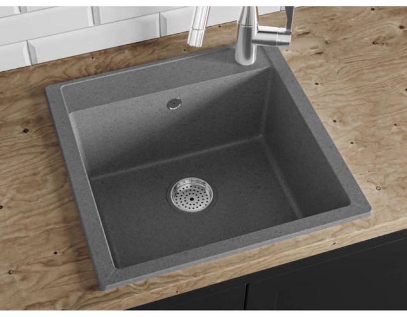 Кухонна мийка із штучного каменю BODRUM 510 grey