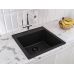 Кухонная мойка из искусственного камня BODRUM 510 black shine