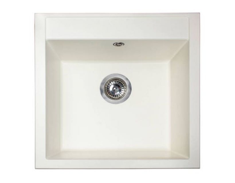 Кухонна мийка зі штучного каменю BODRUM 510 white