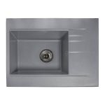 Кухонная мойка из искусственного камня BODRUM 650 gray