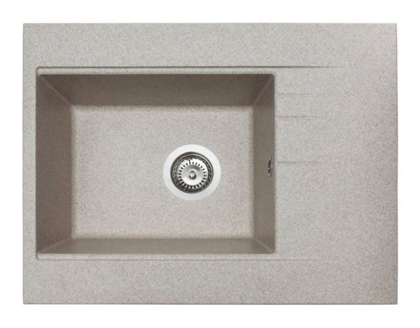 Кухонна мийка із штучного каменю BODRUM 650 sand