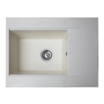 Кухонная мойка из искусственного камня BODRUM 650 white