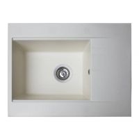 Кухонная мойка из искусственного камня BODRUM 650 white