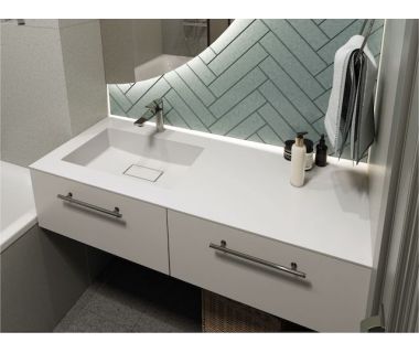 Умивальник із штучного каменю ERICA 1200 L