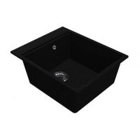 Кухонная мойка из искусственного камня LAGOON 420 black shine