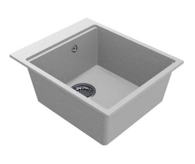 Кухонна мийка зі штучного каменю LAGOON 420 white