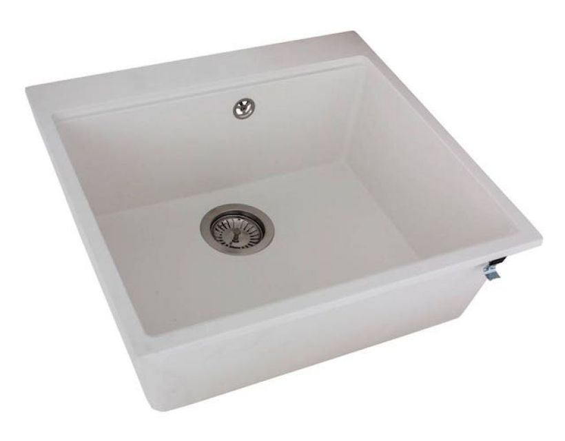 Кухонна мийка зі штучного каменю LAGOON 540 white